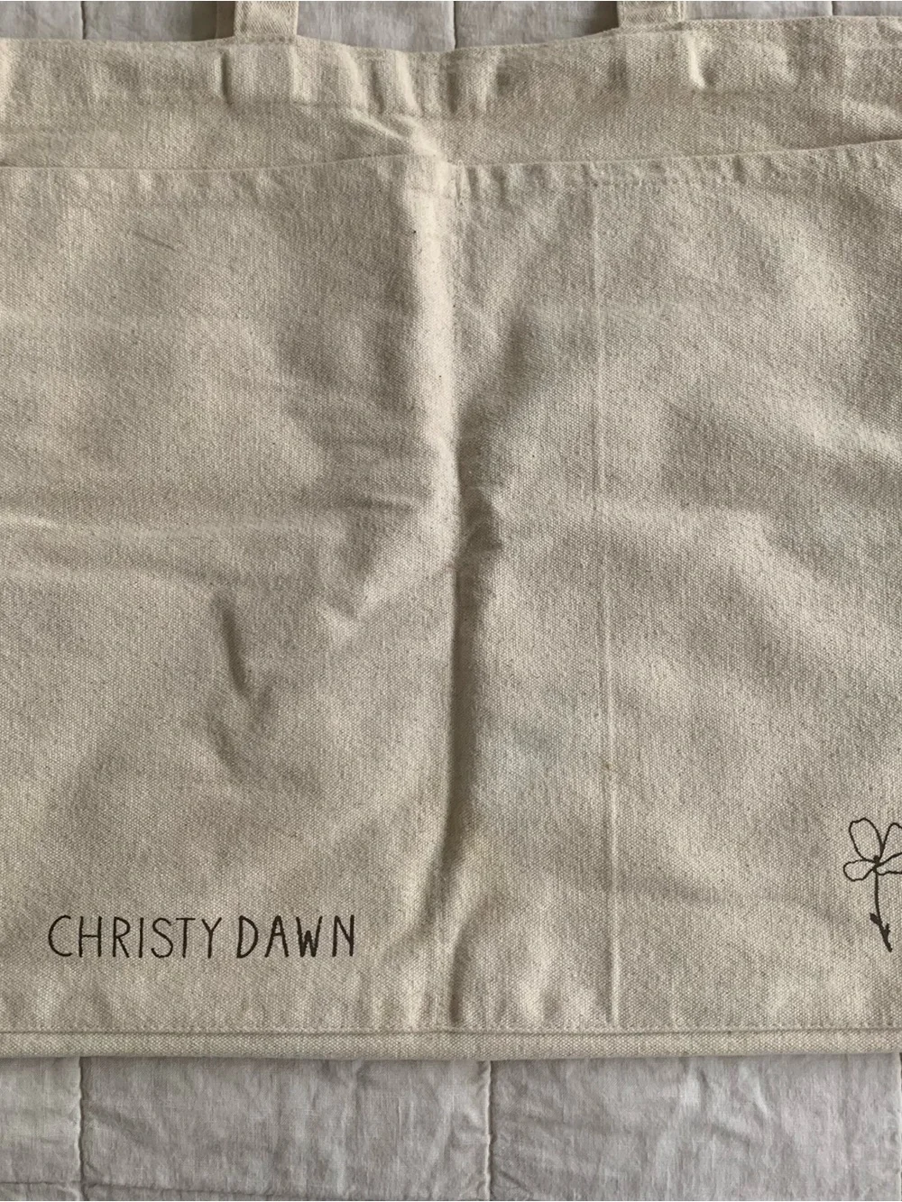 Christy Dawn - Canvas Tote Bag in Natural - 